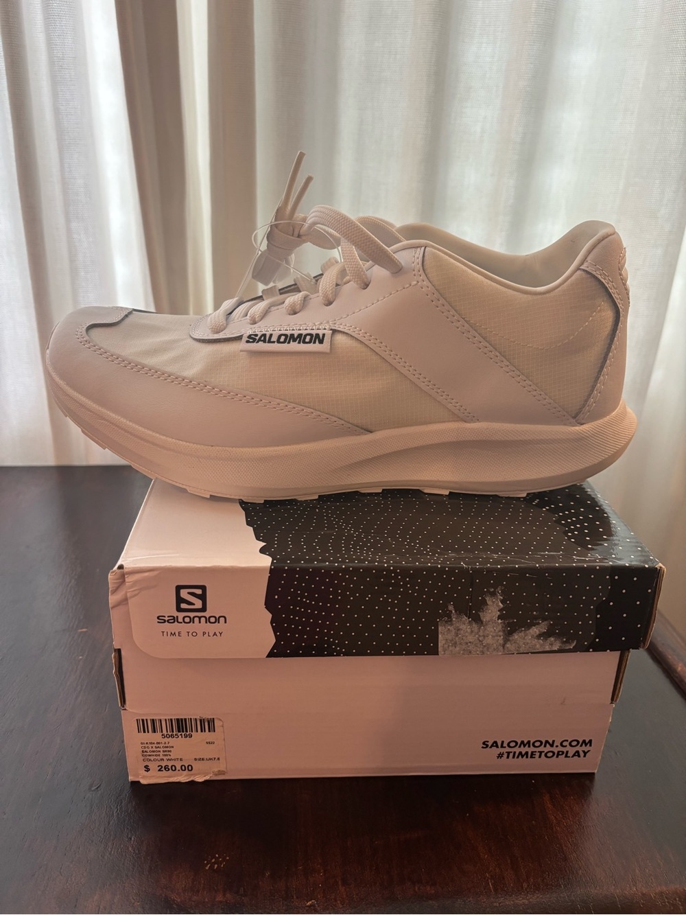 Salomon Men's White Low-Top Sneaker